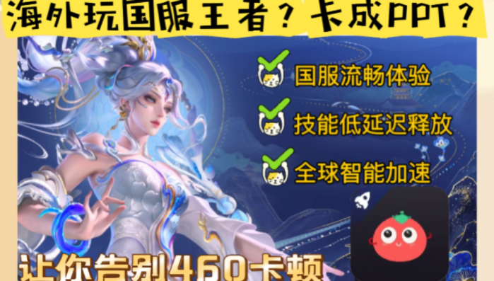 海外怎么玩王者荣耀不卡顿教程